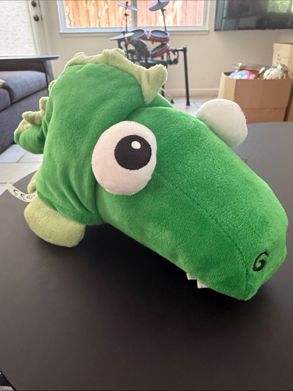 Green Plush Crocodile Stuffed Animal - Soft Kids Toy from Spain
